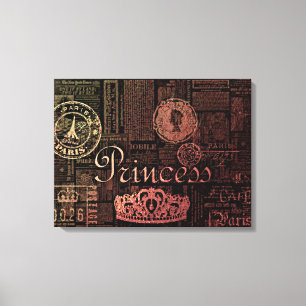 Princess Vintage Canvastryck