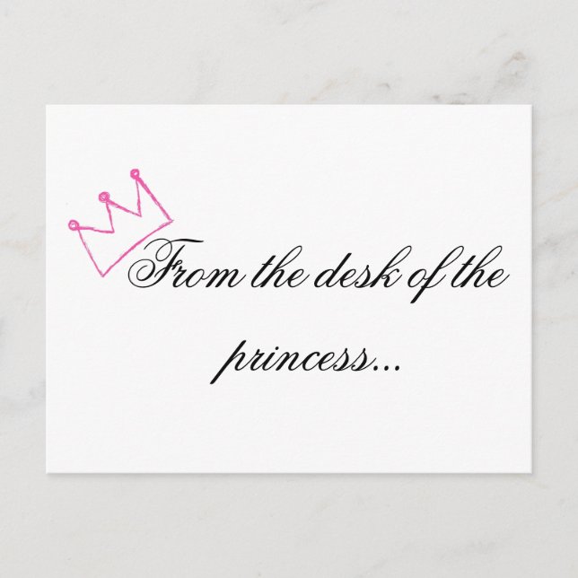 Princess-vykort Vykort (Framsida)