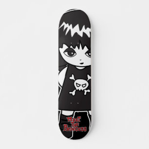 Princess Warning Mini Skateboard Bräda 18,5 Cm