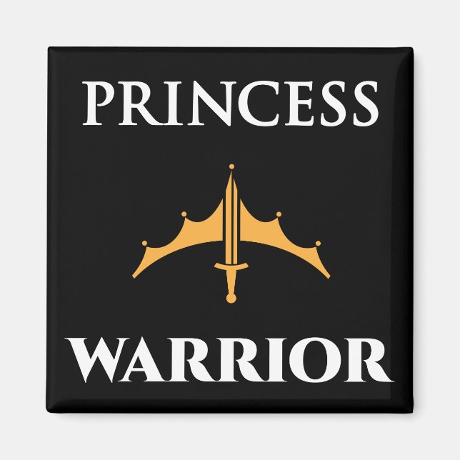 Princess Warrior Black Magnet (Framsidan)