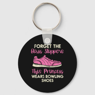 Princess Wears Bowling Shoes Bowlareare Girls Kid Nyckelring