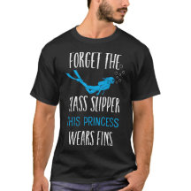 Princess Wears Fins Blue