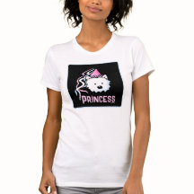 Princess Westie Art T-Shirt