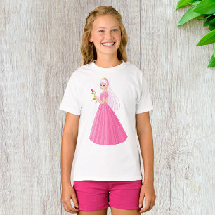 Princess With A Ro Girls T-Shirt