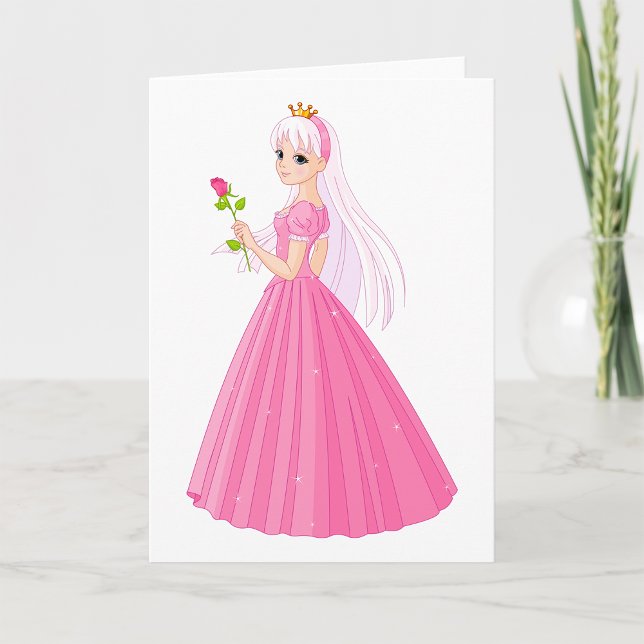 Princess with A Ro Greeting Cards Kort (Skapare uppladdad)