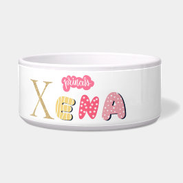 Princess Xena - hundar och cat personlig bowl
