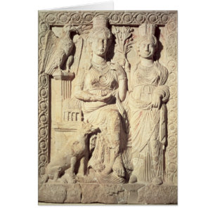Princess Zenobia och en kvinnlig kamrat Hälsningskort