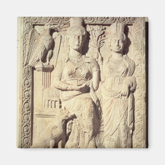 Princess Zenobia och en kvinnlig kamrat Magnet (Framsidan)