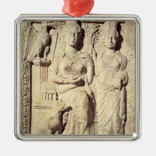 Princess Zenobia och ett kvinnligt följe Julgransprydnad Metall