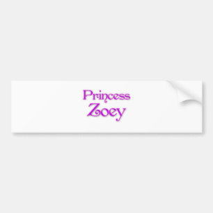Princess Zoey Bildekal