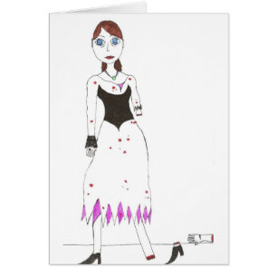 Princess Zombie 3rd Hälsningskort