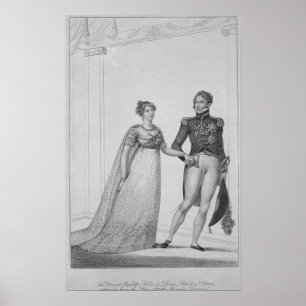 Princessen Charlotte av Wales och princen Poster