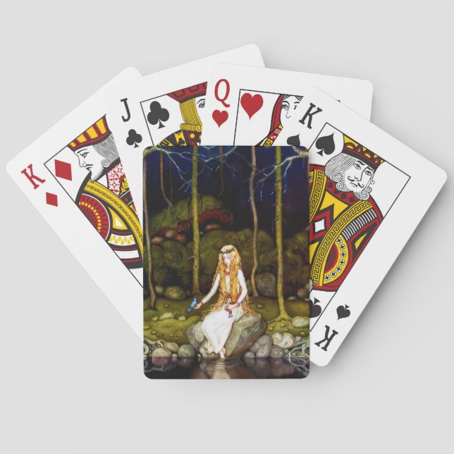 Princessen i skogen casinokort (Baksidan)