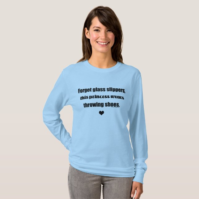 Princessen kulstötningen, diskus, bultar t shirt (Hel framsida)