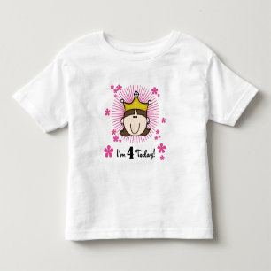 Princesses 4e födelsedagen Tshirts and Gifts