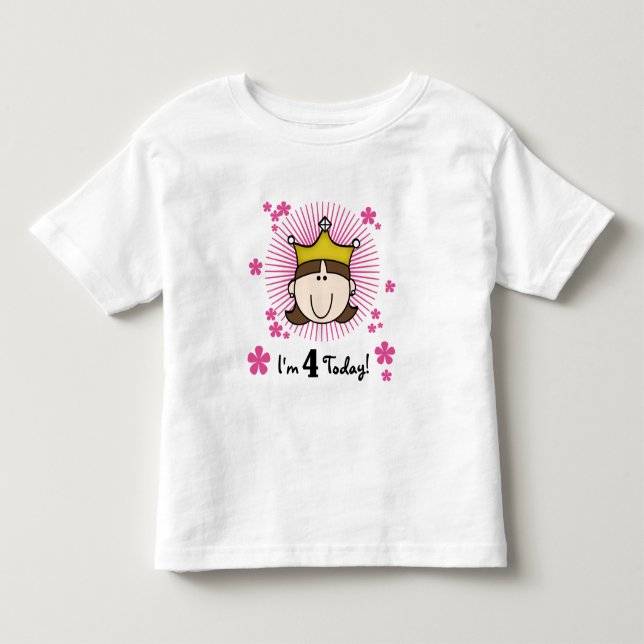 Princesses 4e födelsedagen Tshirts and Gifts (Framsida)