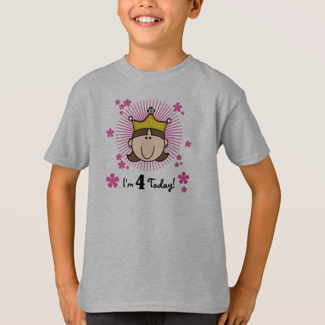 Princesses 4e födelsedagen Tshirts and Gifts (Framsida)