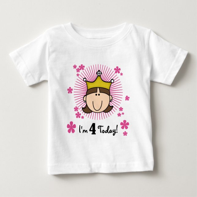 Princesses 4e födelsedagen Tshirts and Gifts (Framsida)