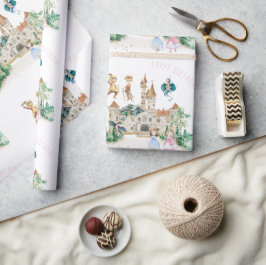 Princesses, Knight & Dragons Fairy Tale Birthday Presentpapper