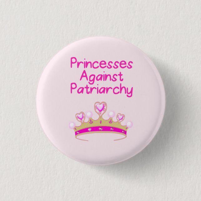 Princesses Mot Patriarchy Knapp (Framsida)