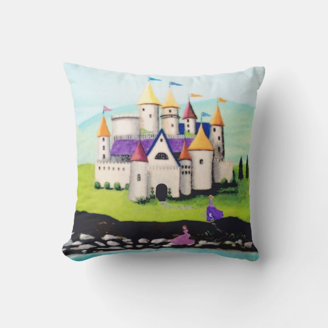 Princesses och Castle Kudde (Framsida)