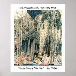 Princesses på väg till dansen Kay Nielsen Poster