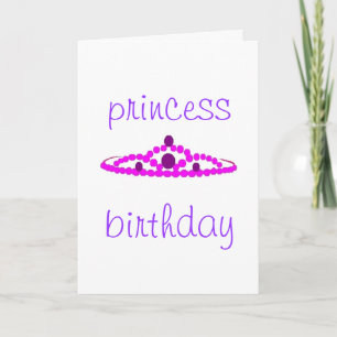 princessfödelsedag kort