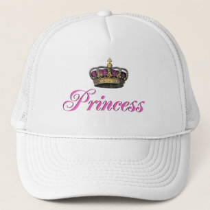 Princesskrona i shock rosa keps