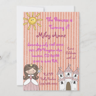 Princessmiley-kopian, prinsessan Turning 1!.. Inbjudningar