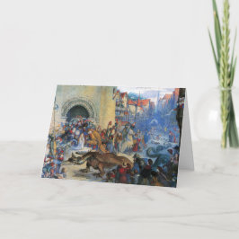 Princess's Birthday Dragon Folded Greeting Card Kort