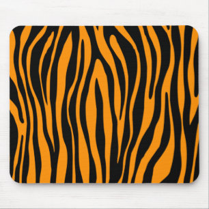 Princeton Orange Zebra tryck Musmatta