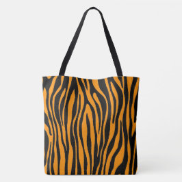 Princeton Orange Zebra tryck Tygkasse