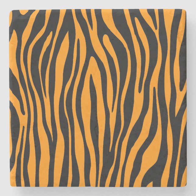 Princeton Orange Zebrastreck Stenunderlägg (Framsidan)