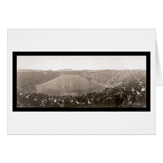 Princeton Yale Game Photo 1905 Hälsningskort (Framsidan Horizontal)