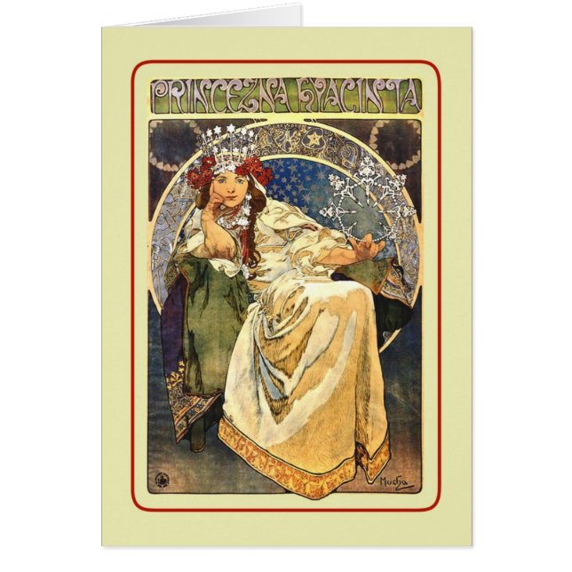 Princezna Hyacinta (1911) Hälsningskort (Framsidan)