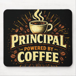 Principal Powered by Coffee | Funny Admin Gift Musmatta