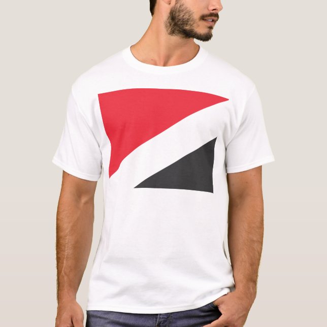Principality av den Sealand flagga Tee Shirt (Framsida)