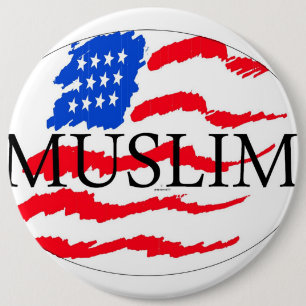 principer av liv - muslimamerikan knapp