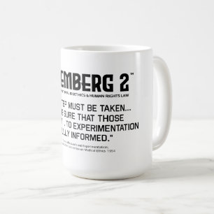 Principer för forskning och experiment kaffemugg