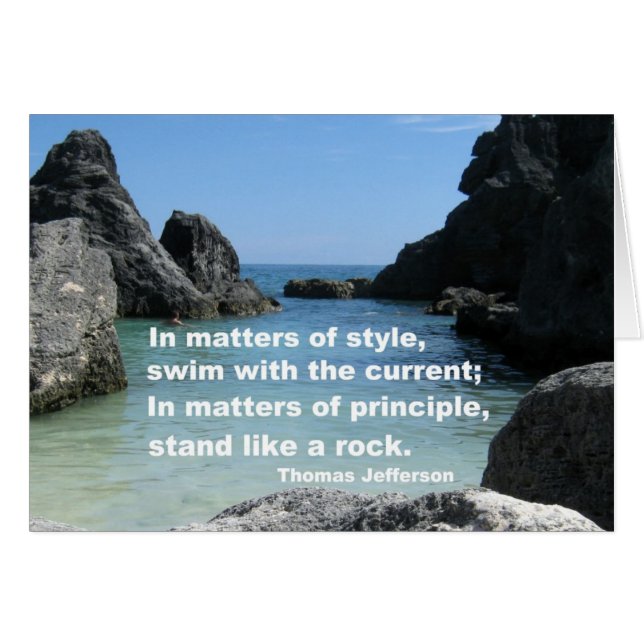 Principiella frågor.. hälsningskort (Framsidan Horizontal)