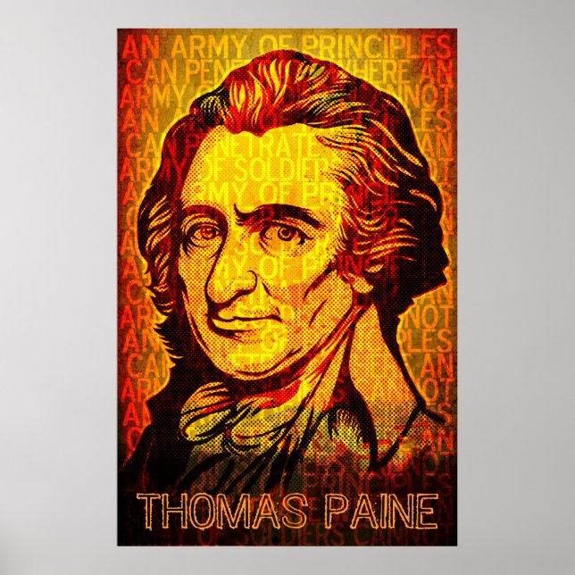 Principles Thomas Paine Print Poster (Framsidan)