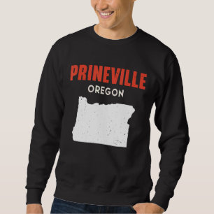 Prineville Oregon USA State America Travel Oregoni Lång Ärmad Tröja