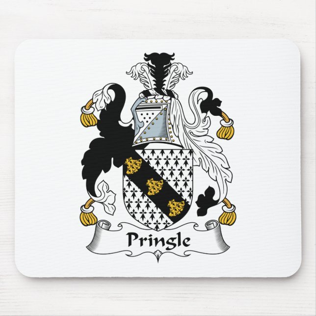 Pringle familjvapensköld musmatta (Framsidan)
