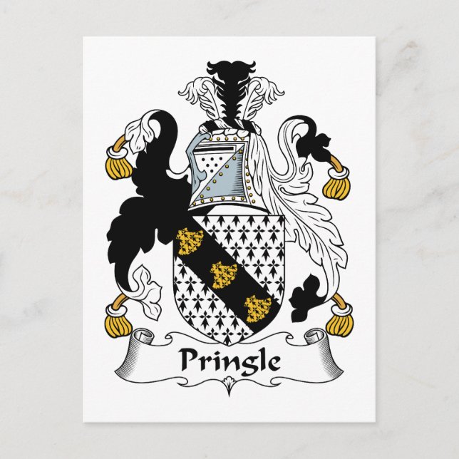 Pringle Family Crest Vykort (Framsida)