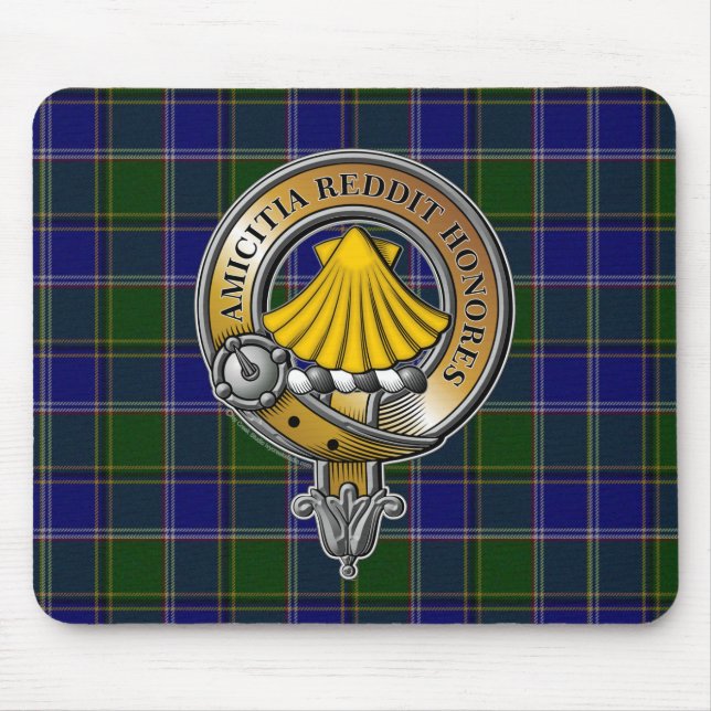 Pringle Tartan & Badge Musmatta (Framsidan)