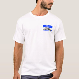 Prins charmig rolig enkel kostym första dejten skä t shirt