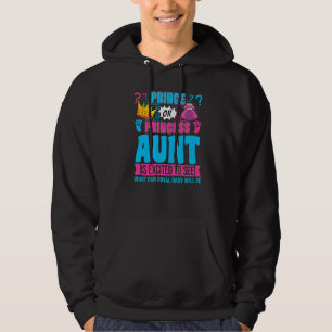 Prins eller prinsessa faster bebis köns avtäckning hoodie