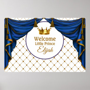 Prins Födelsedag Lille Prins Bebisens Mottagning A Poster