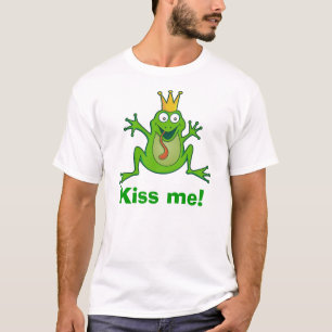 Prins groda, Kiss me! Grundläggande T-Shirt