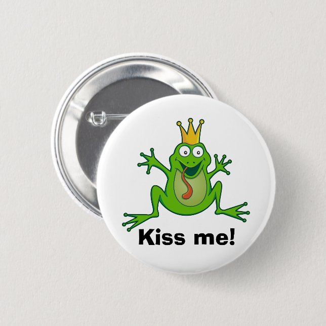 Prins groda, Kiss me! Knapp (Framsida & baksida)